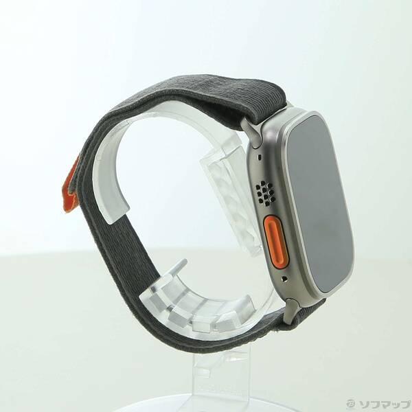 〔中古〕Apple(アップル) Apple Watch Ultra GPS + Cellular 49mm チタニウムケース ブラック／グレイトレイルループ〔344-ud〕 |  | 03