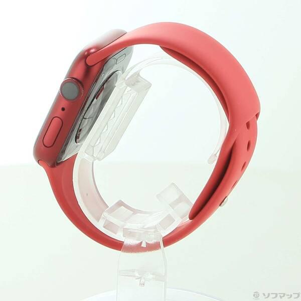 〔中古〕Apple(アップル) Apple Watch Series 7 GPS 45mm (PRODUCT)REDアルミニウムケース (PRODUCT)REDスポーツバンド〔352-ud〕 |  | 01