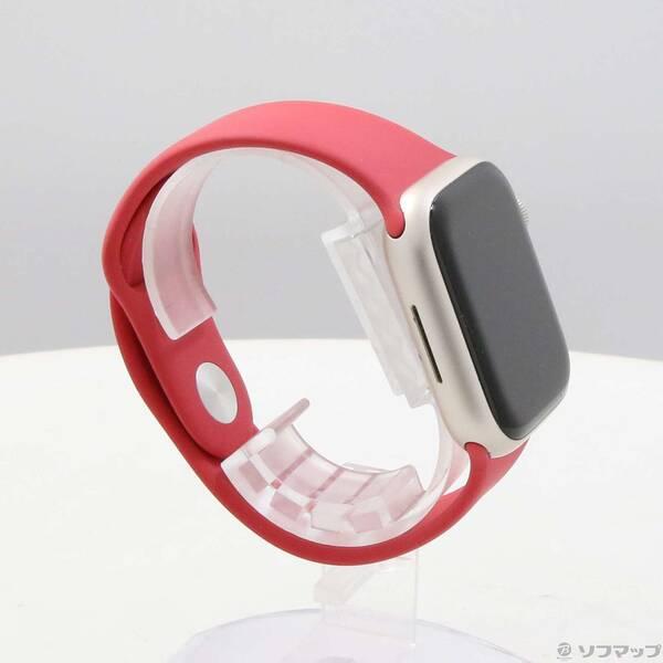 〔中古〕Apple(アップル) Apple Watch Series 9 GPS 41mm スターライトアルミニウムケース レッドスポーツバンド〔251-ud〕 |  | 03