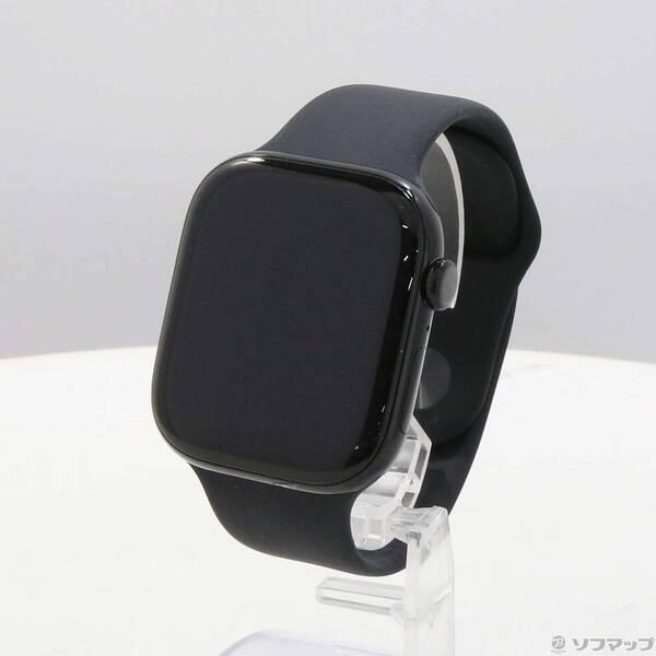 〔中古〕Apple(アップル) Apple Watch Series 10 GPS 46mm ジェットブラックアルミニウムケース ブラックスポーツバンド〔269-ud〕 | 