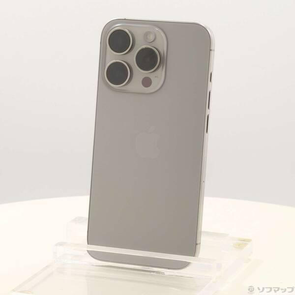 〔中古〕Apple(アップル) iPhone15 Pro 128GB ナチュラルチタニウム MTU93J／A SIMフリー〔258-ud〕 | 