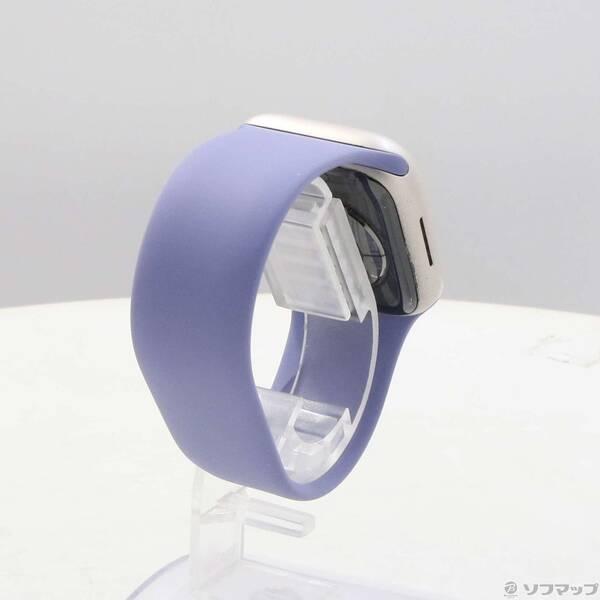 〔中古〕Apple(アップル) Apple Watch Series 7 GPS 41mm スターライトアルミニウムケース イングリッシュラベンダーソロループ〔276-ud〕 |  | 02