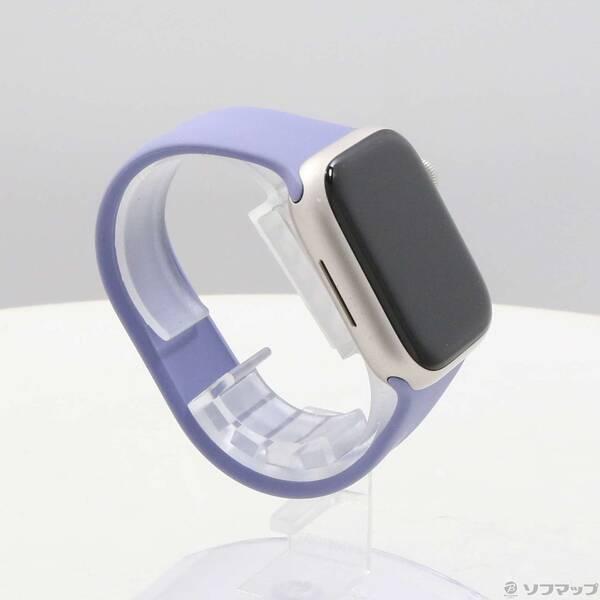 〔中古〕Apple(アップル) Apple Watch Series 7 GPS 41mm スターライトアルミニウムケース イングリッシュラベンダーソロループ〔276-ud〕 |  | 03