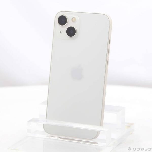 〔中古〕Apple(アップル) iPhone13 128GB スターライト MLND3J／A SIMフリー 〔ネットワーク利用制限▲〕〔344-ud〕 | 