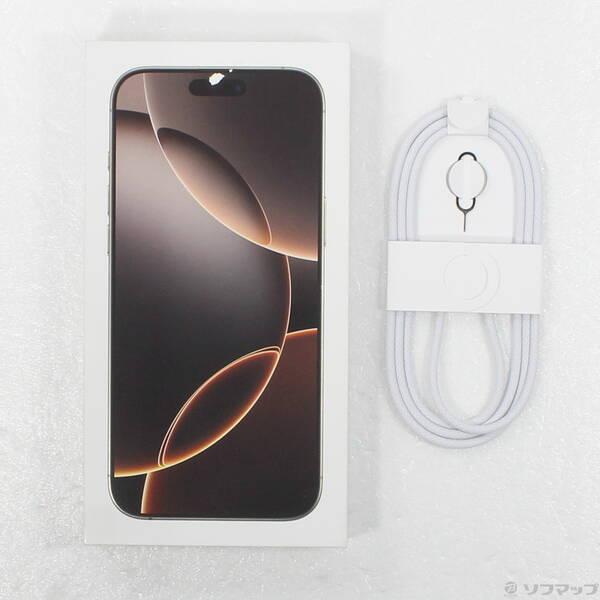 〔中古〕Apple(アップル) iPhone16 Pro Max 512GB デザートチタニウム MYWN3J／A SIMフリー〔377-ud〕_4