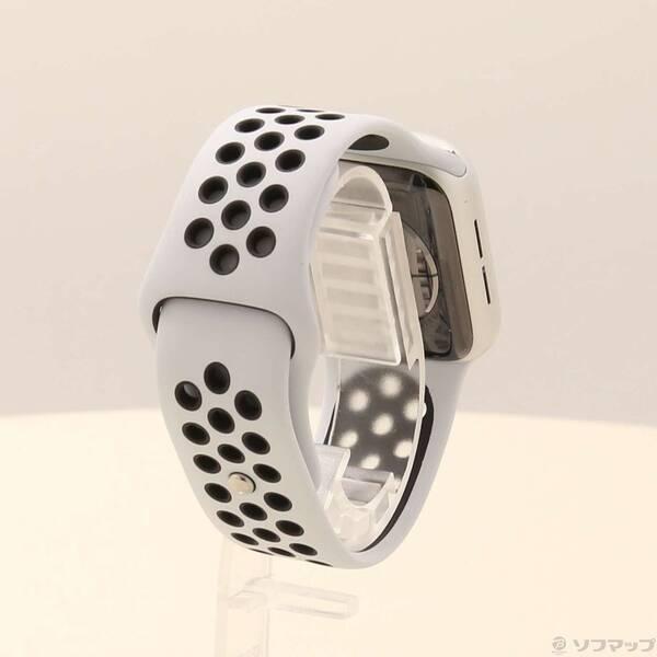 〔中古〕Apple(アップル) Apple Watch Series 6 Nike GPS 40mm シルバーアルミニウムケース ピュアプラチナム／ブラックNikeスポーツバンド〔262-ud〕 |  | 02
