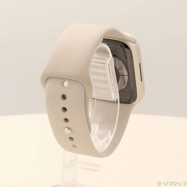 〔中古〕Apple(アップル) Apple Watch Series 7 GPS + Cellular 45mm スターライトアルミニウムケース スターライトスポーツバンド〔198-ud〕 |  | 02