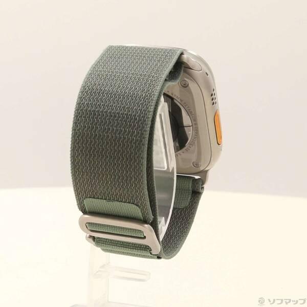 〔中古〕Apple(アップル) Apple Watch Ultra GPS + Cellular 49mm チタニウムケース グリーンアルパインループ〔348-ud〕 |  | 02