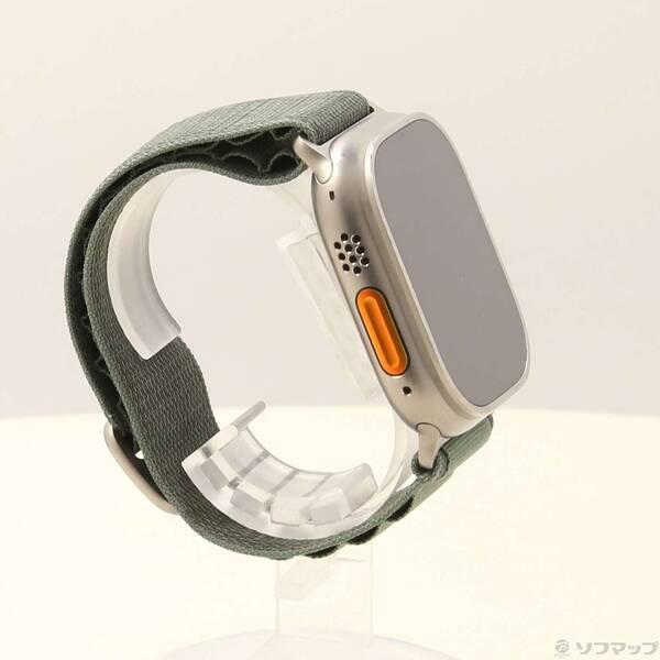 〔中古〕Apple(アップル) Apple Watch Ultra GPS + Cellular 49mm チタニウムケース グリーンアルパインループ〔348-ud〕 |  | 03