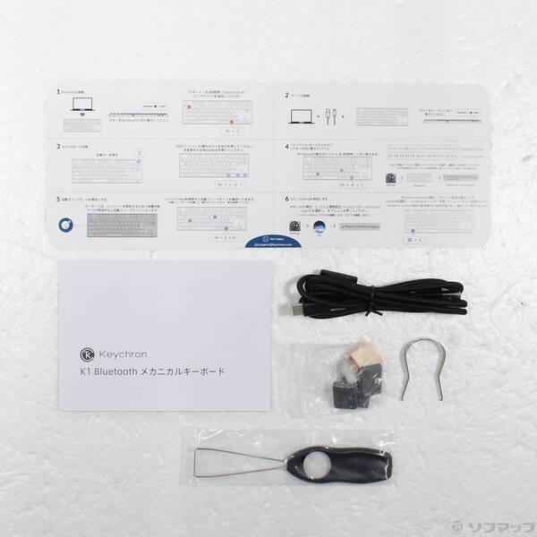 〔中古〕Keychron Keychron K1 ワイヤレス・メカニカルキーボード バージョン5 RGBバックライト ブルースイッチ K1E2〔377-ud〕 |  | 04