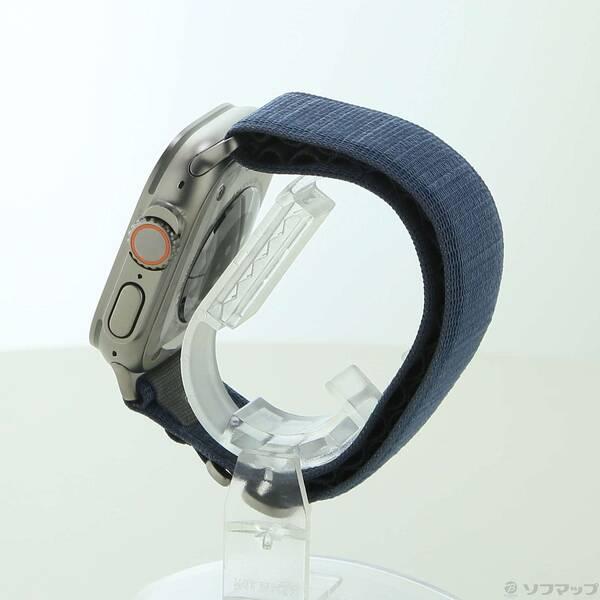 〔中古〕Apple(アップル) Apple Watch Ultra 2 GPS + Cellular 49mm チタニウムケース ブルーアルパインループ〔349-ud〕 |  | 01