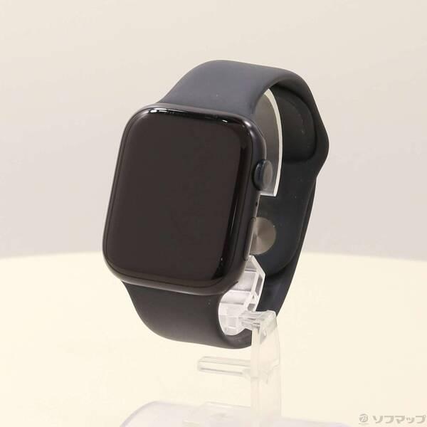 〔中古〕Apple(アップル) Apple Watch Series 9 GPS 45mm ミッドナイトアルミニウムケース ミッドナイトスポーツバンド〔276-ud〕 | 