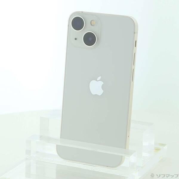 iPhone13 mini 128GB 美品 MLJE3J/A スターライト 中古〕Apple(アップル) iPhone13 mini 128GB スターライト MLJE3J／A