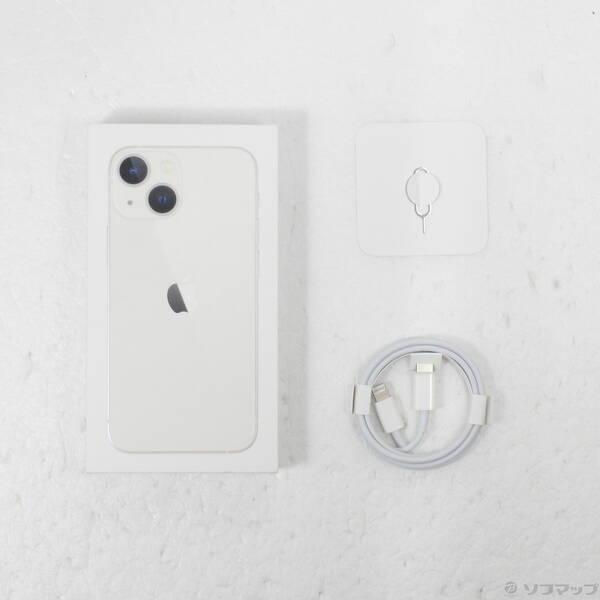 中古〕Apple(アップル) iPhone13 mini 128GB スターライト MLJE3J／A