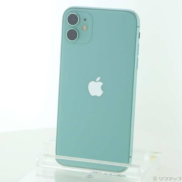 〔中古〕Apple(アップル) iPhone11 128GB グリーン MWM62J／A SIMフリー〔377-ud〕 | 