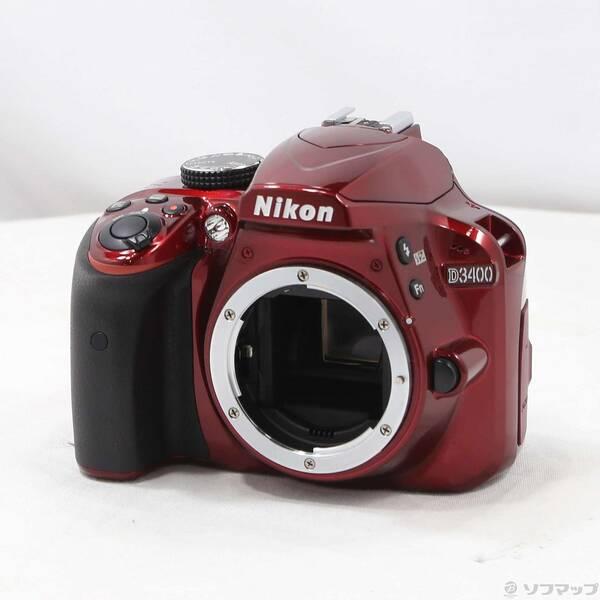 〔中古〕Nikon(ニコン) NIKON D3400 ボディ レッド〔198-ud〕 | 