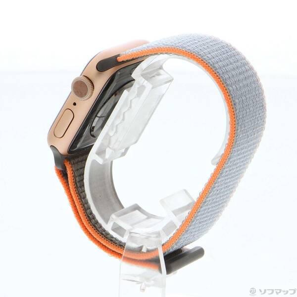 〔中古〕Apple(アップル) Apple Watch Series 5 GPS 40mm ゴールドアルミニウムケース ビタミンCスポーツループ〔344-ud〕 |  | 01