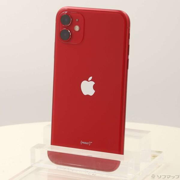 〔中古〕Apple(アップル) iPhone11 64GB プロダクトレッド MWLV2J／A SIMフリー〔262-ud〕 | 
