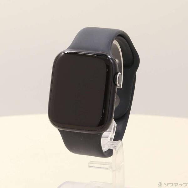 〔中古〕Apple(アップル) Apple Watch Series 9 GPS 45mm ミッドナイトアルミニウムケース ミッドナイトスポーツバンド〔368-ud〕 | 