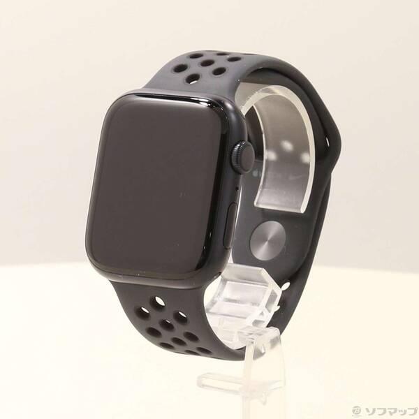 〔中古〕Apple(アップル) Apple Watch Series 7 Nike GPS 45mm ミッドナイトアルミニウムケース アンスラサイト／ブラックNIKEスポーツバンド〔269-ud〕 | 