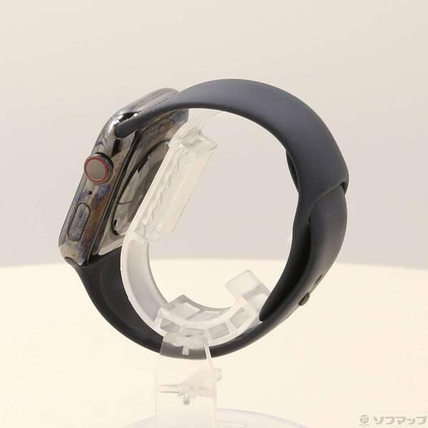 〔中古〕Apple(アップル) Apple Watch Series 7 GPS + Cellular 45mm グラファイトステンレススチールケース ミッドナイトスポーツバンド〔377-ud〕 |  | 01