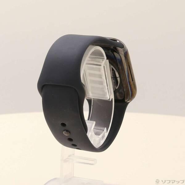 〔中古〕Apple(アップル) Apple Watch Series 7 GPS + Cellular 45mm グラファイトステンレススチールケース ミッドナイトスポーツバンド〔377-ud〕 |  | 02