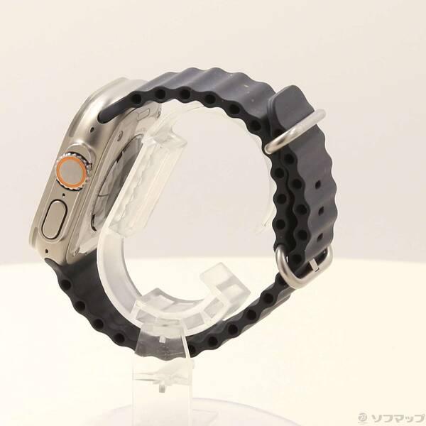 〔中古〕Apple(アップル) Apple Watch Ultra GPS + Cellular 49mm チタニウムケース ミッドナイトオーシャンバンド〔344-ud〕 |  | 01