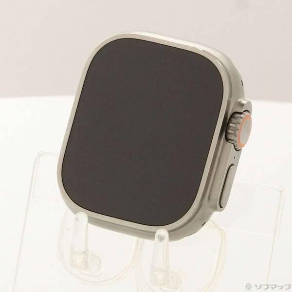 〔中古〕Apple(アップル) Apple Watch Ultra GPS + Cellular 49mm チタニウムケース バンド無し〔349-ud〕 | 