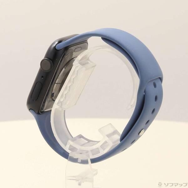 〔中古〕Apple(アップル) Apple Watch Series 9 GPS 45mm ミッドナイトアルミニウムケース ウインターブルースポーツバンド〔297-ud〕 |  | 01