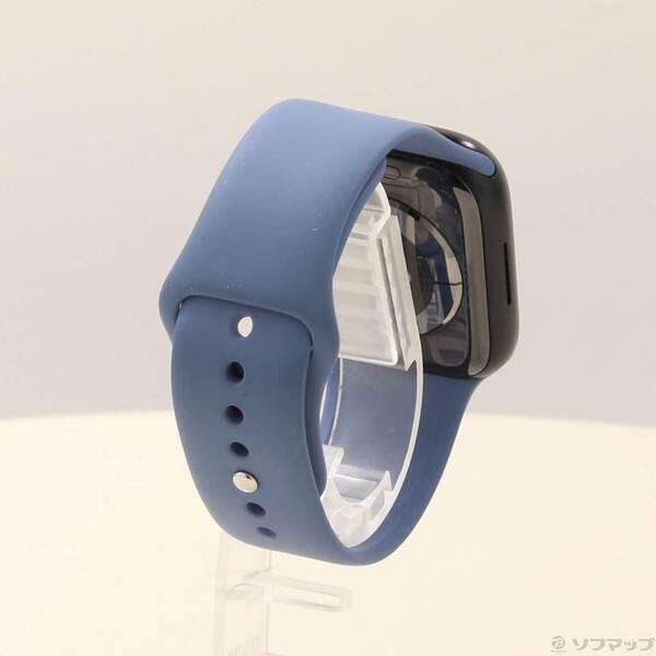 〔中古〕Apple(アップル) Apple Watch Series 9 GPS 45mm ミッドナイトアルミニウムケース ウインターブルースポーツバンド〔297-ud〕 |  | 02