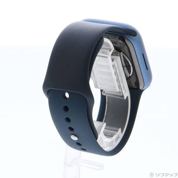 〔中古〕Apple(アップル) Apple Watch Series 7 GPS + Cellular 45mm ブルーアルミニウムケース アビスブルースポーツバンド〔368-ud〕 |  | 02