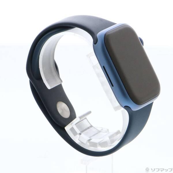 〔中古〕Apple(アップル) Apple Watch Series 7 GPS + Cellular 45mm ブルーアルミニウムケース アビスブルースポーツバンド〔368-ud〕 |  | 03