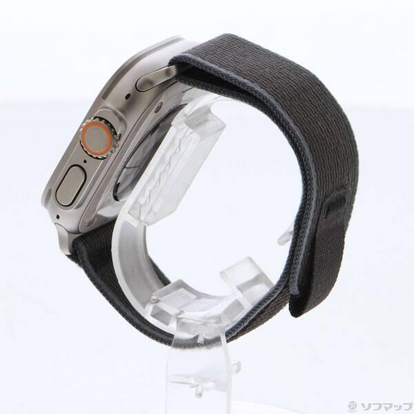 〔中古〕Apple(アップル) Apple Watch Ultra 2 GPS + Cellular 49mm チタニウムケース ブルー／ブラックトレイルループ〔348-ud〕 |  | 01