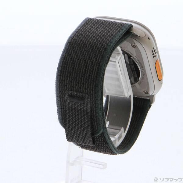 〔中古〕Apple(アップル) Apple Watch Ultra 2 GPS + Cellular 49mm チタニウムケース ブルー／ブラックトレイルループ〔348-ud〕 |  | 02