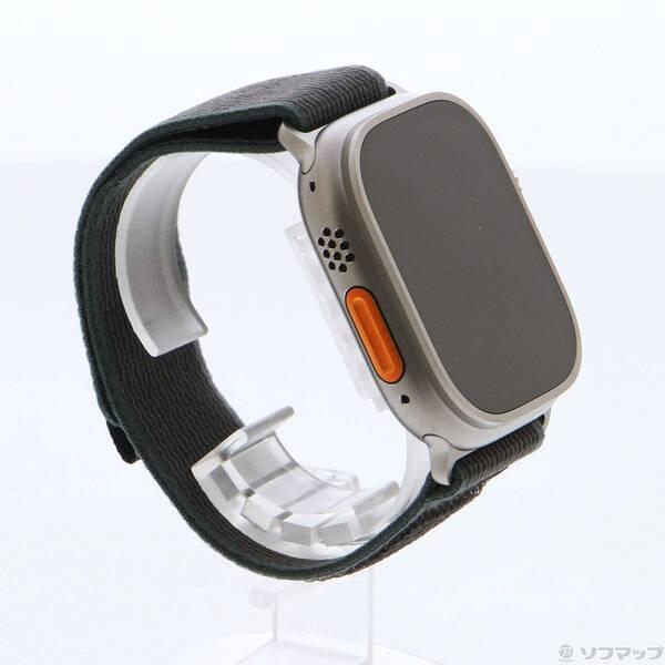 〔中古〕Apple(アップル) Apple Watch Ultra 2 GPS + Cellular 49mm チタニウムケース ブルー／ブラックトレイルループ〔348-ud〕 |  | 03