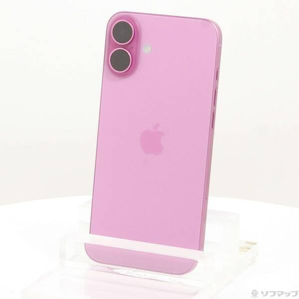 〔中古〕Apple(アップル) iPhone16 Plus 256GB ピンク MXVJ3J／A SIMフリー〔196-ud〕 | 