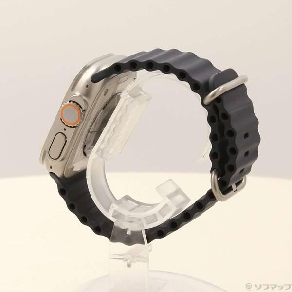 〔中古〕Apple(アップル) Apple Watch Ultra GPS + Cellular 49mm チタニウムケース ミッドナイトオーシャンバンド〔344-ud〕 |  | 01