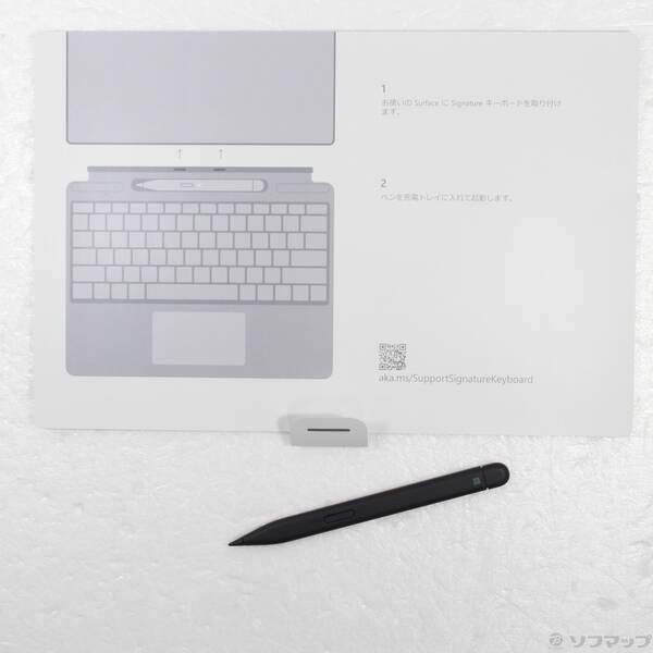 〔中古〕Microsoft(マイクロソフト) Surface Pro スリムペン2付き Signatureキーボード 8X6-00079 プラチナ〔262-ud〕 |  | 02