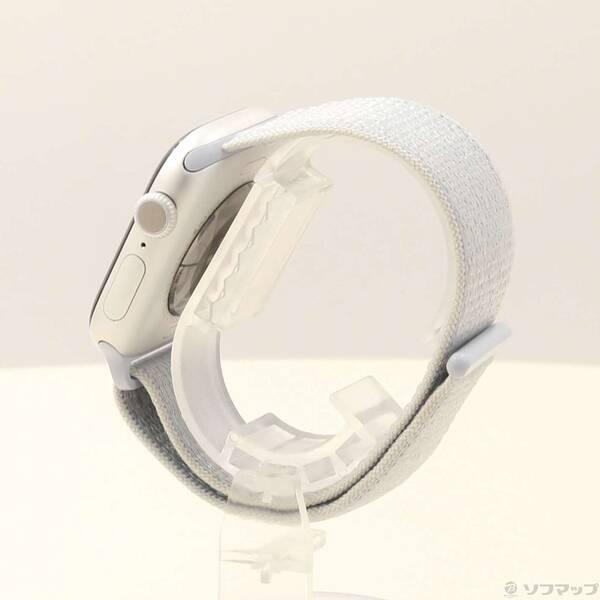 〔中古〕Apple(アップル) Apple Watch Series 10 GPS 42mm シルバーアルミニウムケース ブルークラウドスポーツループ〔344-ud〕 |  | 01