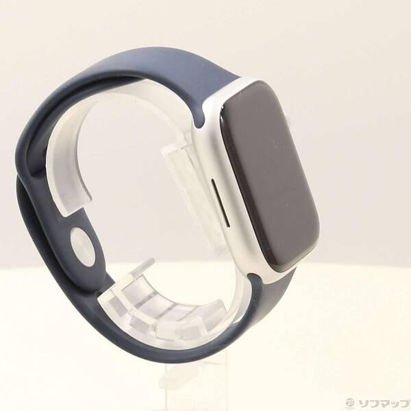 〔中古〕Apple(アップル) Apple Watch Series 9 GPS 45mm シルバーアルミニウムケース ストームブルースポーツバンド〔196-ud〕 |  | 03