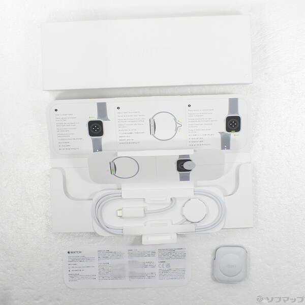 〔中古〕Apple(アップル) Apple Watch Series 9 GPS 45mm シルバーアルミニウムケース ストームブルースポーツバンド〔196-ud〕 |  | 04