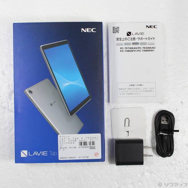 〔中古〕NEC(エヌイーシー) LaVie Tab E TE508／KAS 32GB シルバー PC-TE508KAS Wi-Fi〔269-ud〕 |  | 04