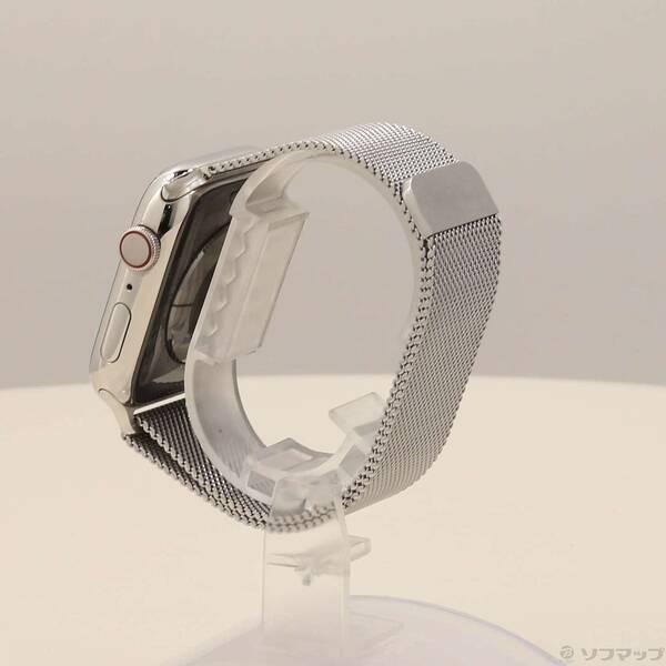 〔中古〕Apple(アップル) Apple Watch Series 8 GPS + Cellular 45mm シルバーステンレススチールケース シルバーミラネーゼループ〔269-ud〕 |  | 01