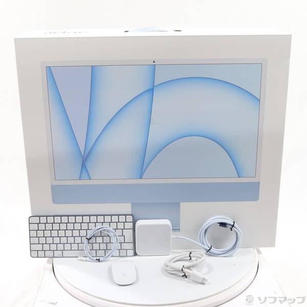 〔中古〕Apple(アップル) iMac 24-inch Mid-2021 MGPK3J／A Apple M1 8コアCPU_8コアGPU 8GB SSD256GB ブルー 〔macOS Big Sur v11〕〔262-ud〕 |  | 04