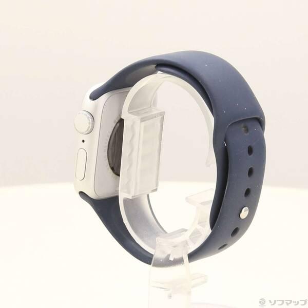 〔中古〕Apple(アップル) Apple Watch SE 第2世代 GPS 40mm シルバーアルミニウムケース ストームブルースポーツバンド〔269-ud〕 |  | 01
