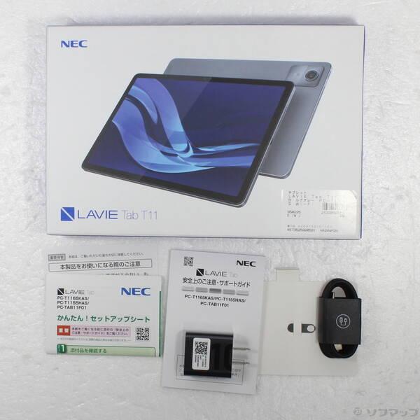 〔中古〕NEC(エヌイーシー) 〔展示品〕 LAVIE Tab T11 128GB ルナグレー PC-T1165KAS Wi-Fi〔348-ud〕 |  | 04