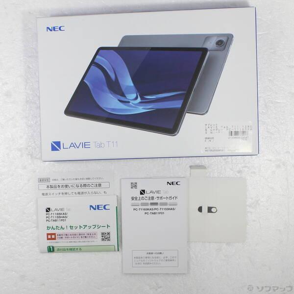 〔中古〕NEC(エヌイーシー) 〔展示品〕 LAVIE Tab T11 128GB ルナグレー PC-T1165KAS Wi-Fi〔349-ud〕 |  | 04