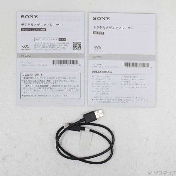 〔中古〕SONY(ソニー) WALKMAN ZX707 メモリ64GB+microSD ブラック NW-ZX707〔305-ud〕 |  | 04