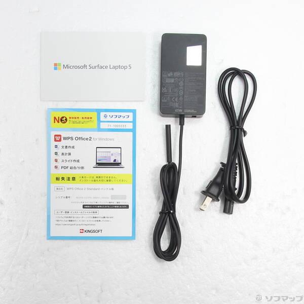 〔中古〕Microsoft(マイクロソフト) Surface Laptop 5 〔Core i5／8GB／SSD512GB〕 R1S-00045 ブラック〔196-ud〕 |  | 04