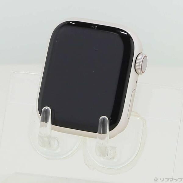 〔中古〕Apple(アップル) Apple Watch Series 8 GPS + Cellular 41mm スターライトアルミニウムケース バンド無し〔258-ud〕 | 